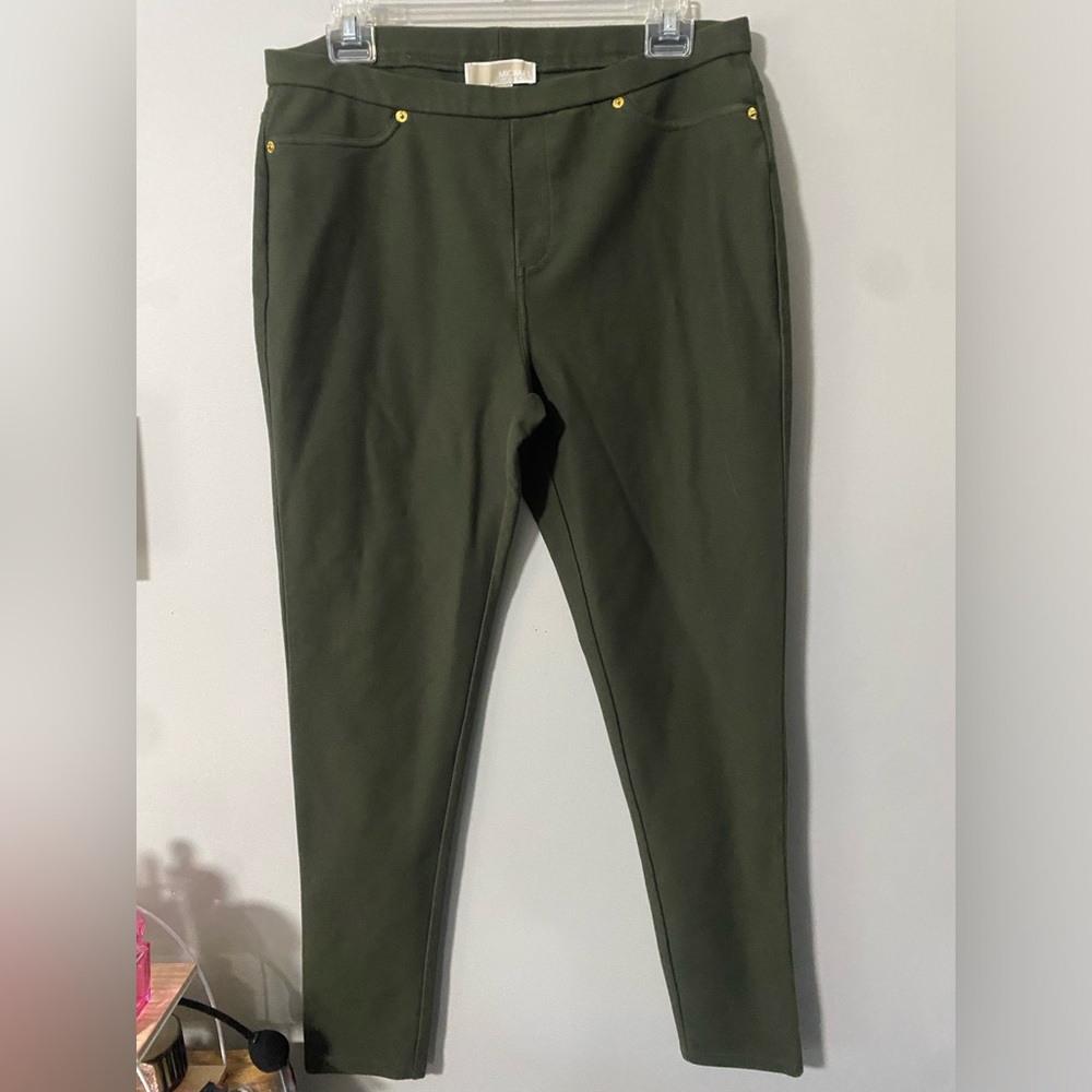 MICHAEL Michael Kors Olive Straight Leg Pants
